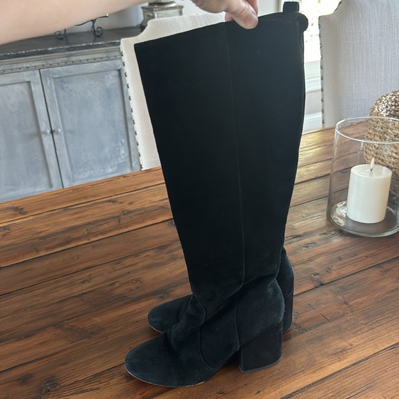 Sam Edelman lack suede boots - Picture 2 of 5